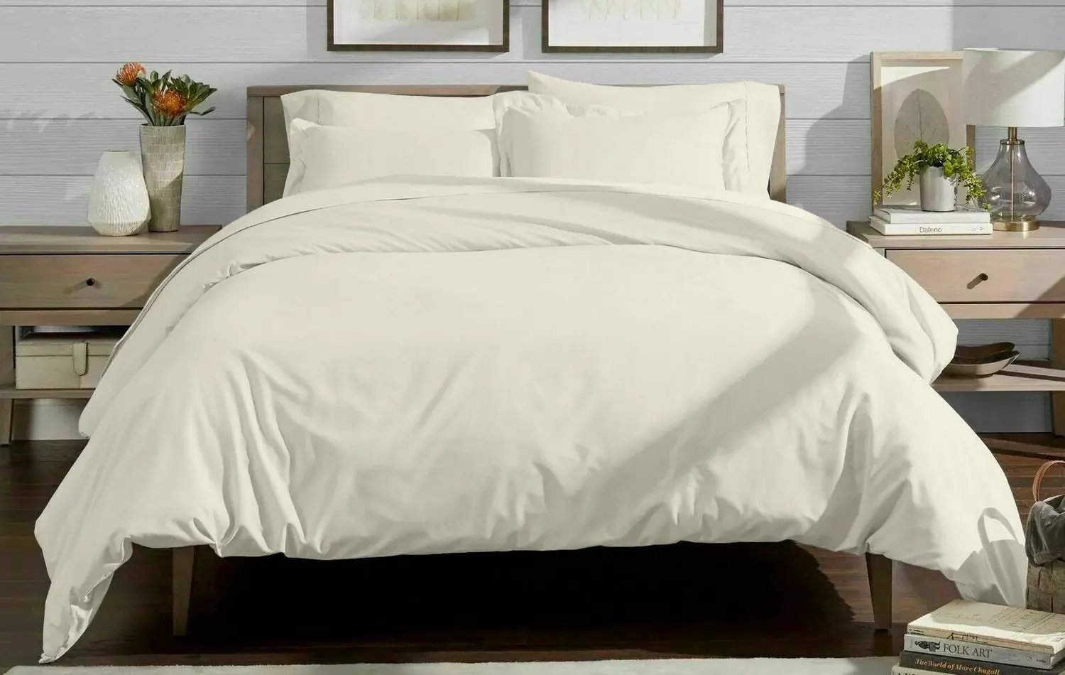 Bamboo Duvet Bed Set in Cream Euphoric Bedding