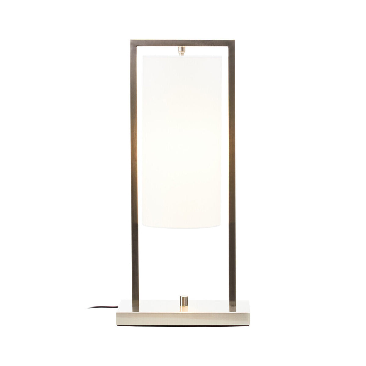 Atkins Nickel Finish Table Lamp
