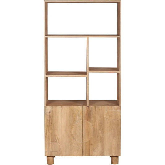 Ajmer Solid Wood Bookcase Verty Furniture