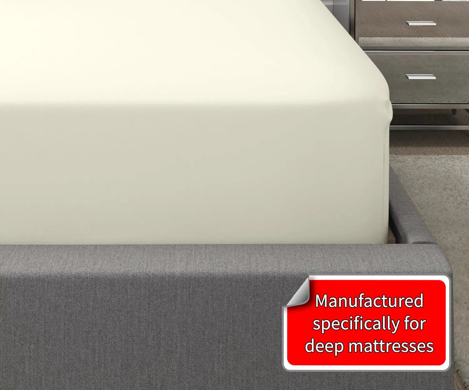 Bamboo Duvet Bed Set in Cream Euphoric Bedding