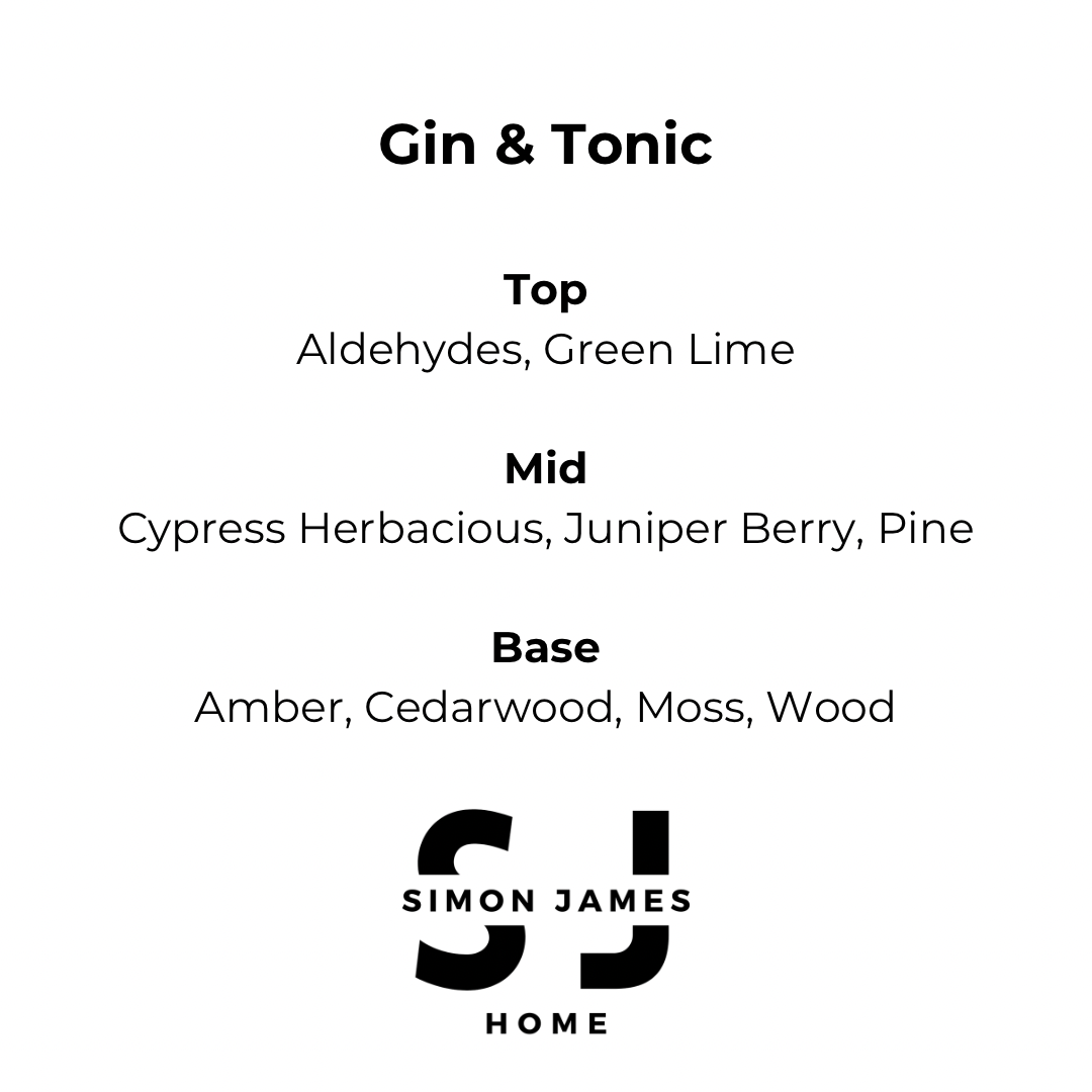 Gin & Tonic Handmade Soy Wax Candle - Luxe Home Essentials