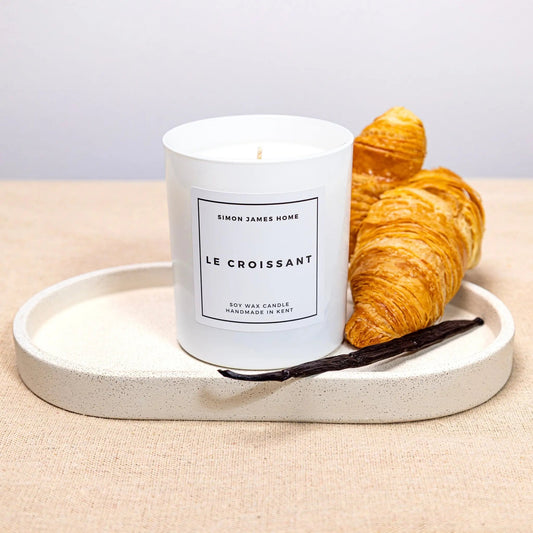 Le Croissant Handmade Soy Wax Candle - The Ultimate Croissant Candle Simon James Home