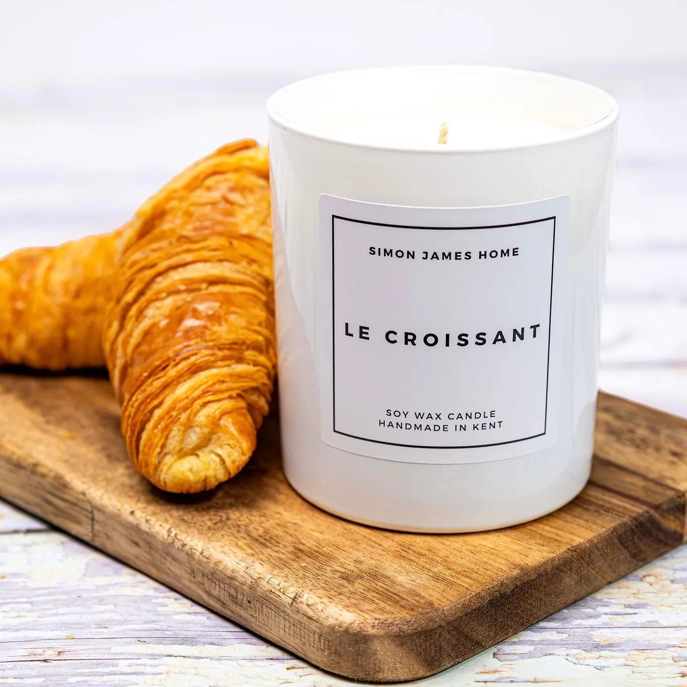 Le Croissant Handmade Soy Wax Candle - The Ultimate Croissant Candle Simon James Home