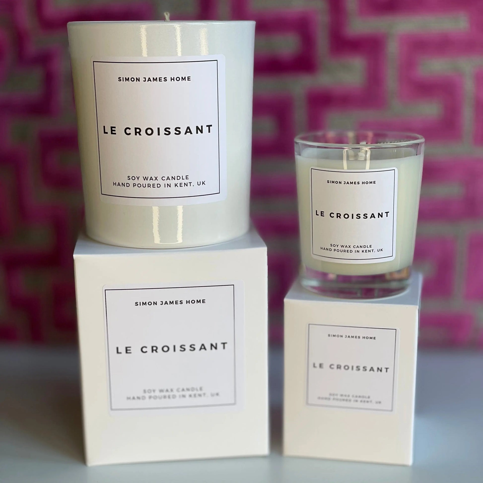 Le Croissant Handmade Soy Wax Candle - The Ultimate Croissant Candle Simon James Home