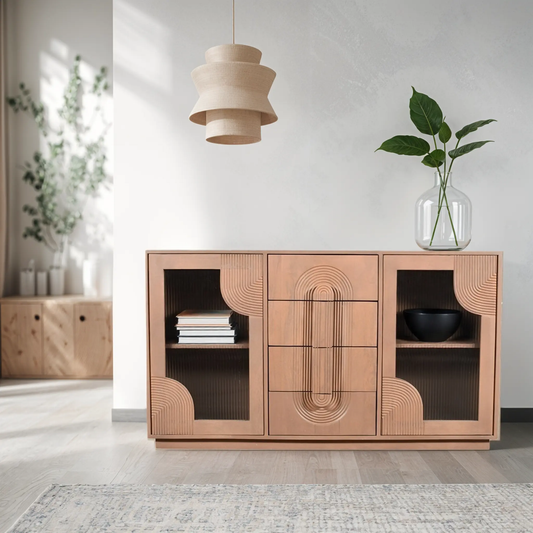 Jodhpur Solid Wooden Extra Large Sideboard Verty Furniture