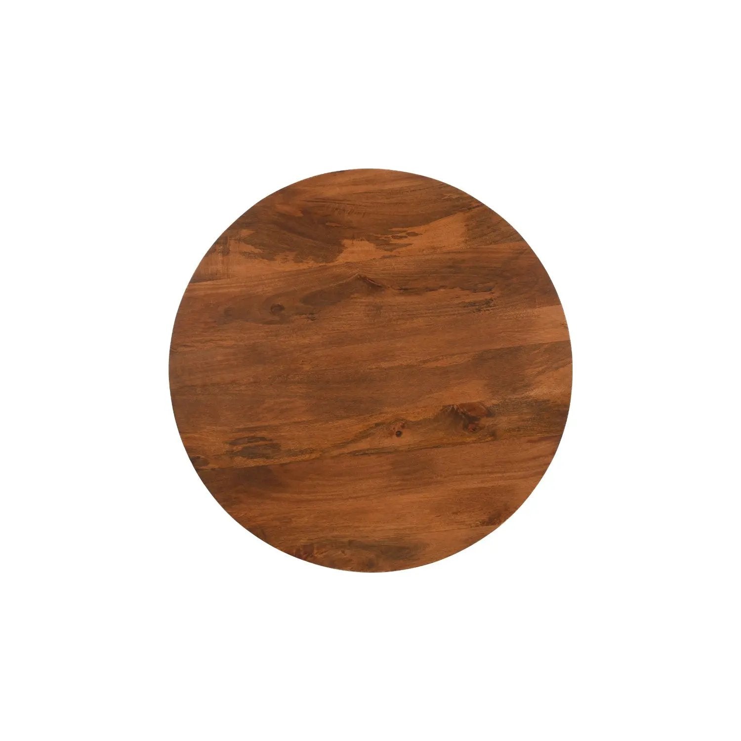 Compton Mango Wood Round Coffee Table Verty Furniture