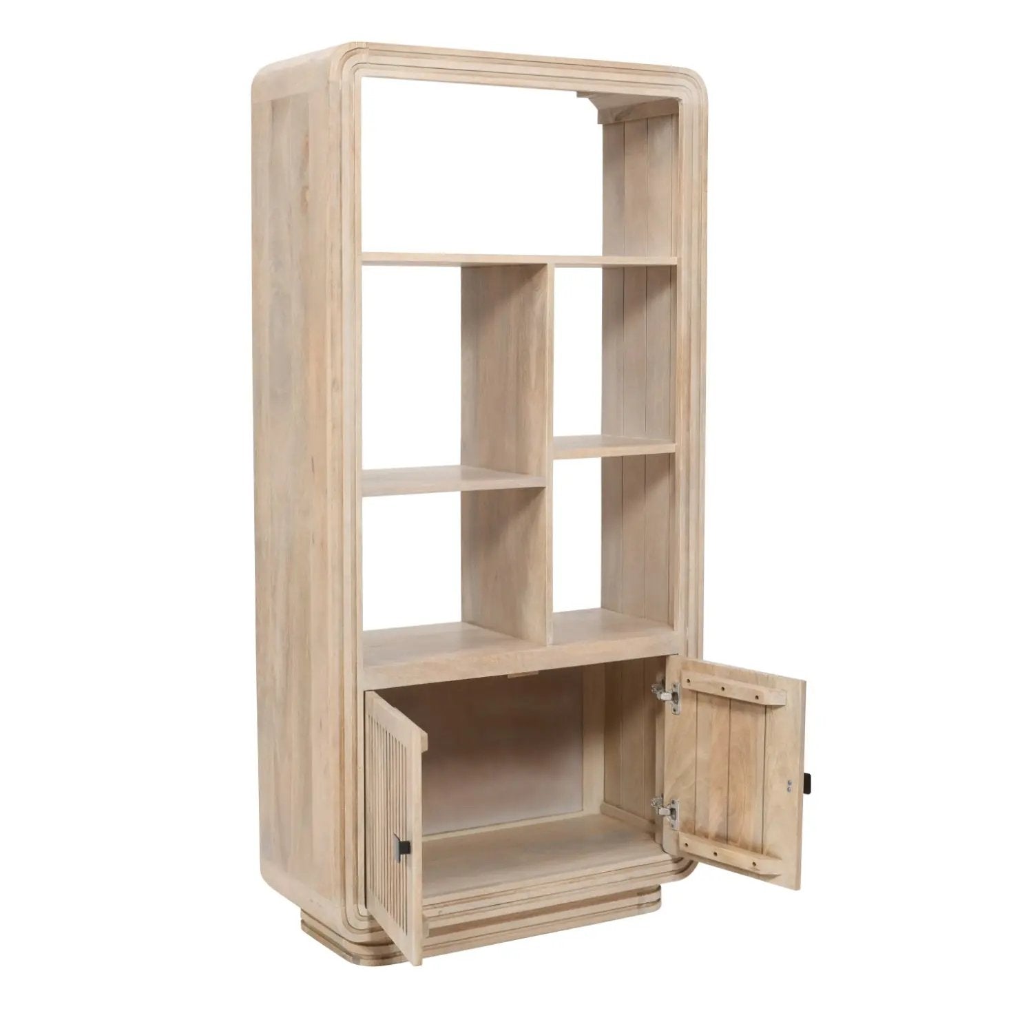 Preston Mango Wood Bookcase Verty Furniture