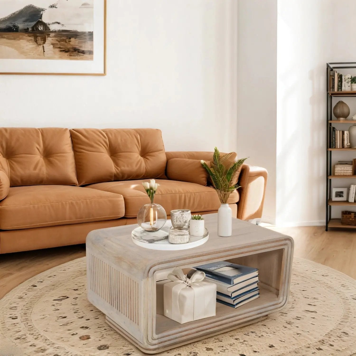 Preston Mango Wood Coffee Table Verty Furniture