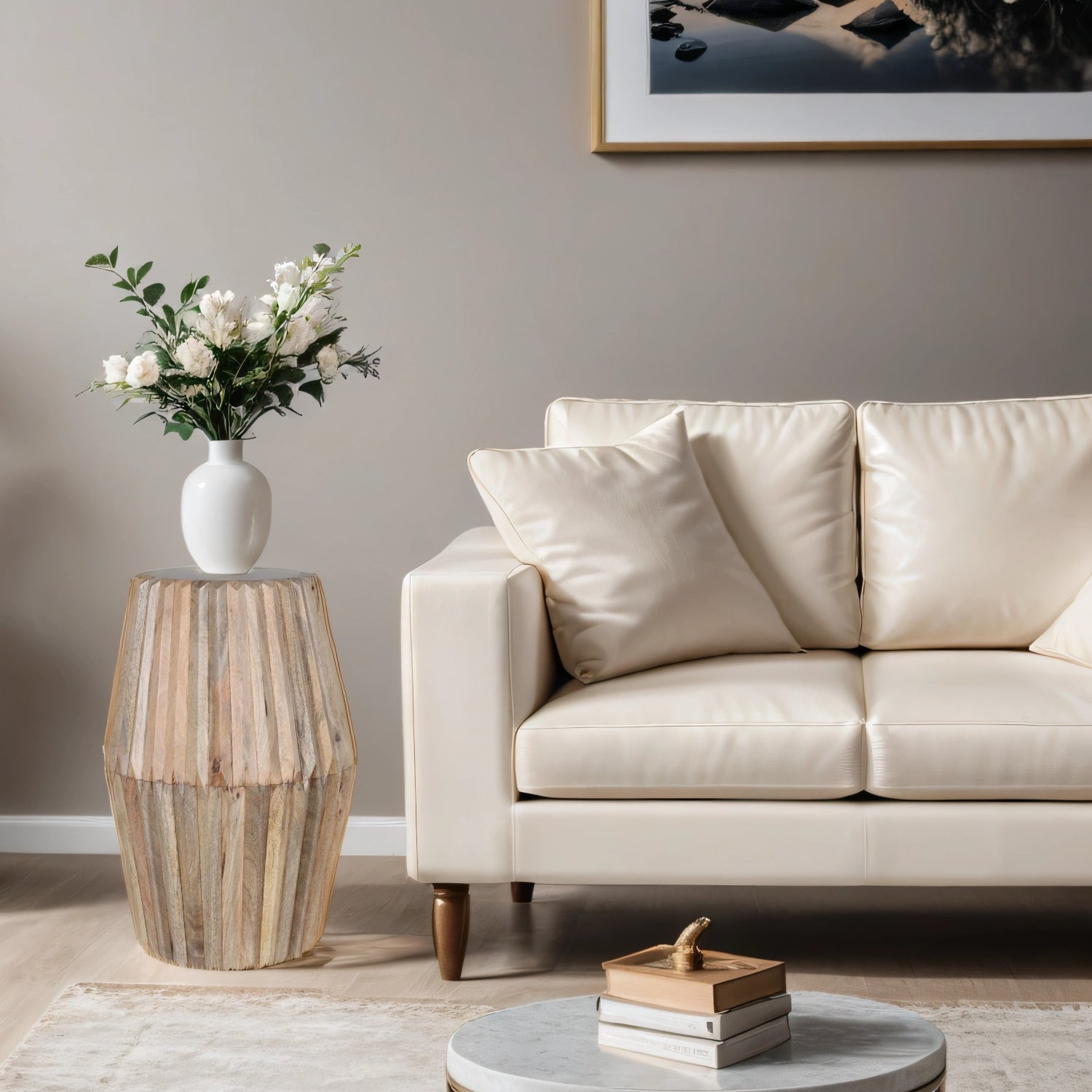 Preston Mango Wood End Table Verty Furniture