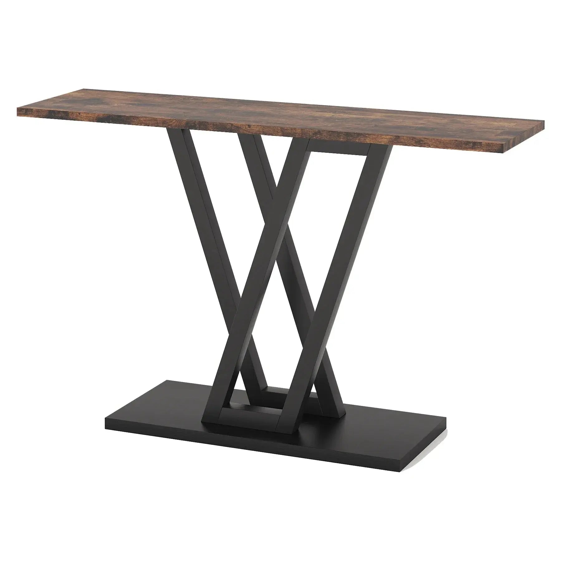 Tribesigns Industrial Console Table - Modern Wood Entryway Furniture for Living Room, 43.3" L Klassyx