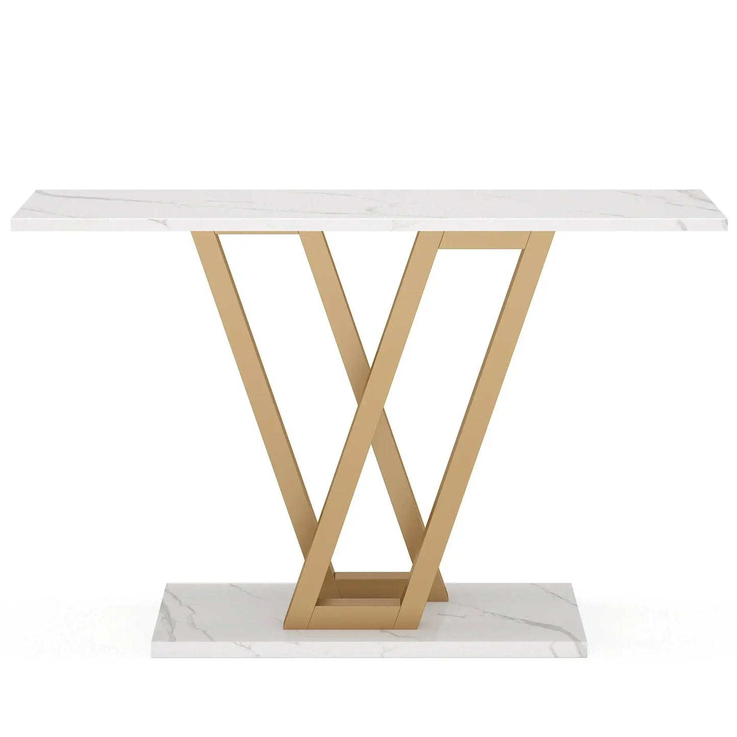Tribesigns Industrial Console Table - Modern Wood Entryway Furniture for Living Room, 43.3" L Klassyx