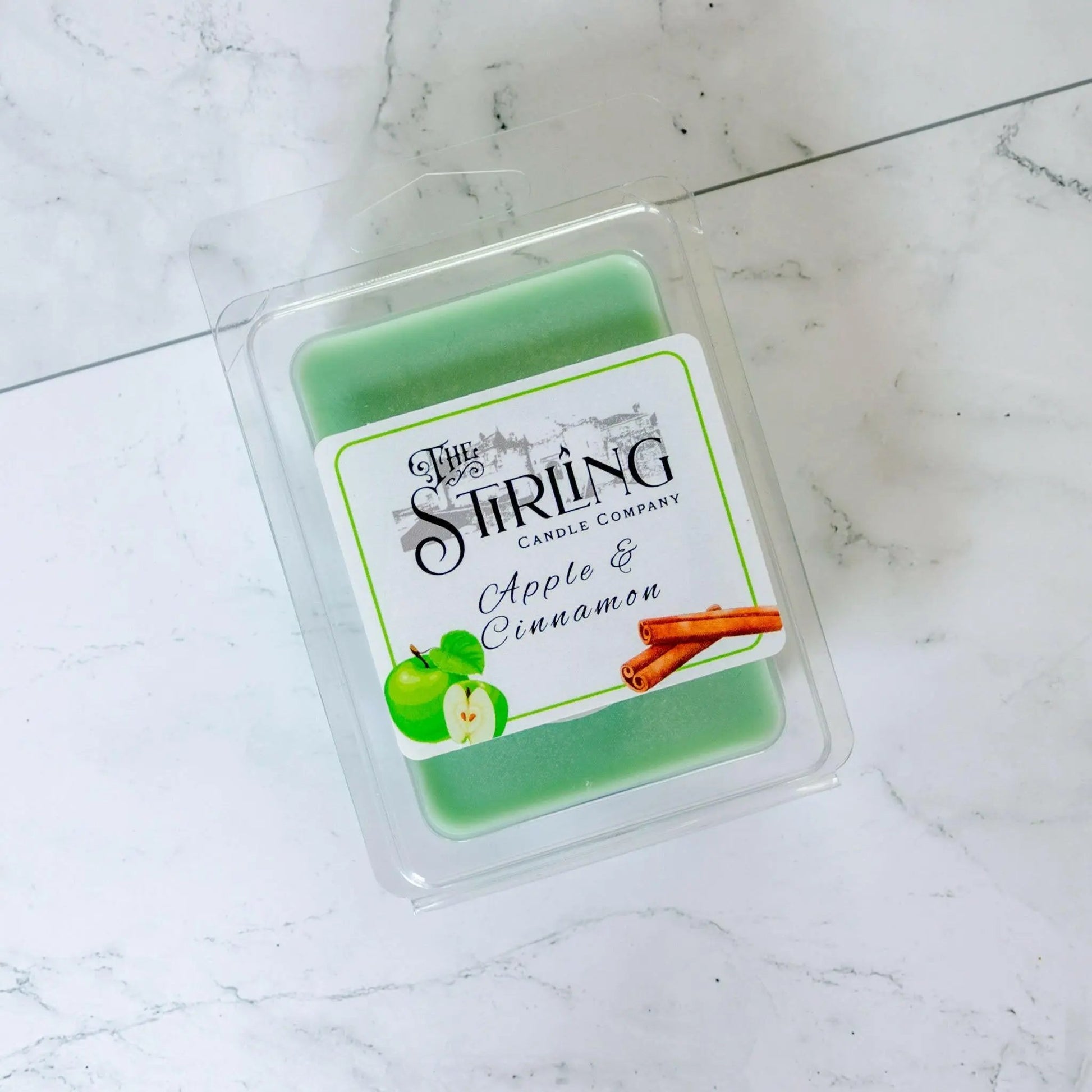 Apple & Cinnamon - Wax Melt Clamshell The Stirling Candle Company