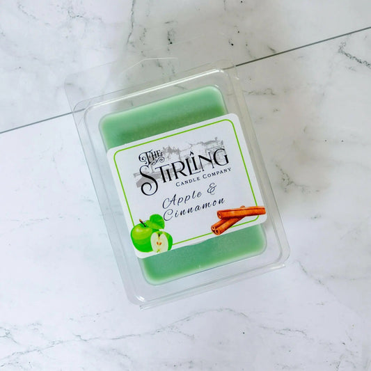Apple & Cinnamon - Wax Melt Clamshell The Stirling Candle Company
