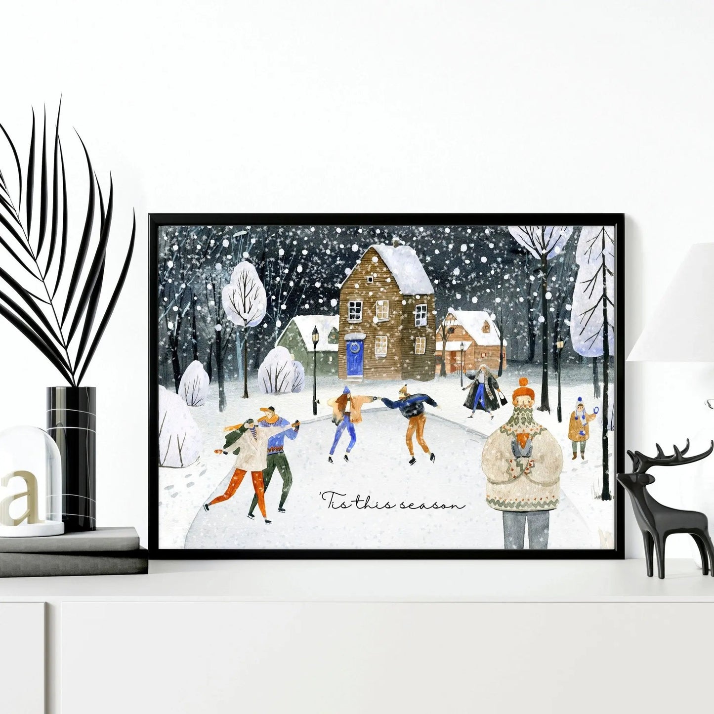 Christmas decor for living room | Wall art print About Wall Art