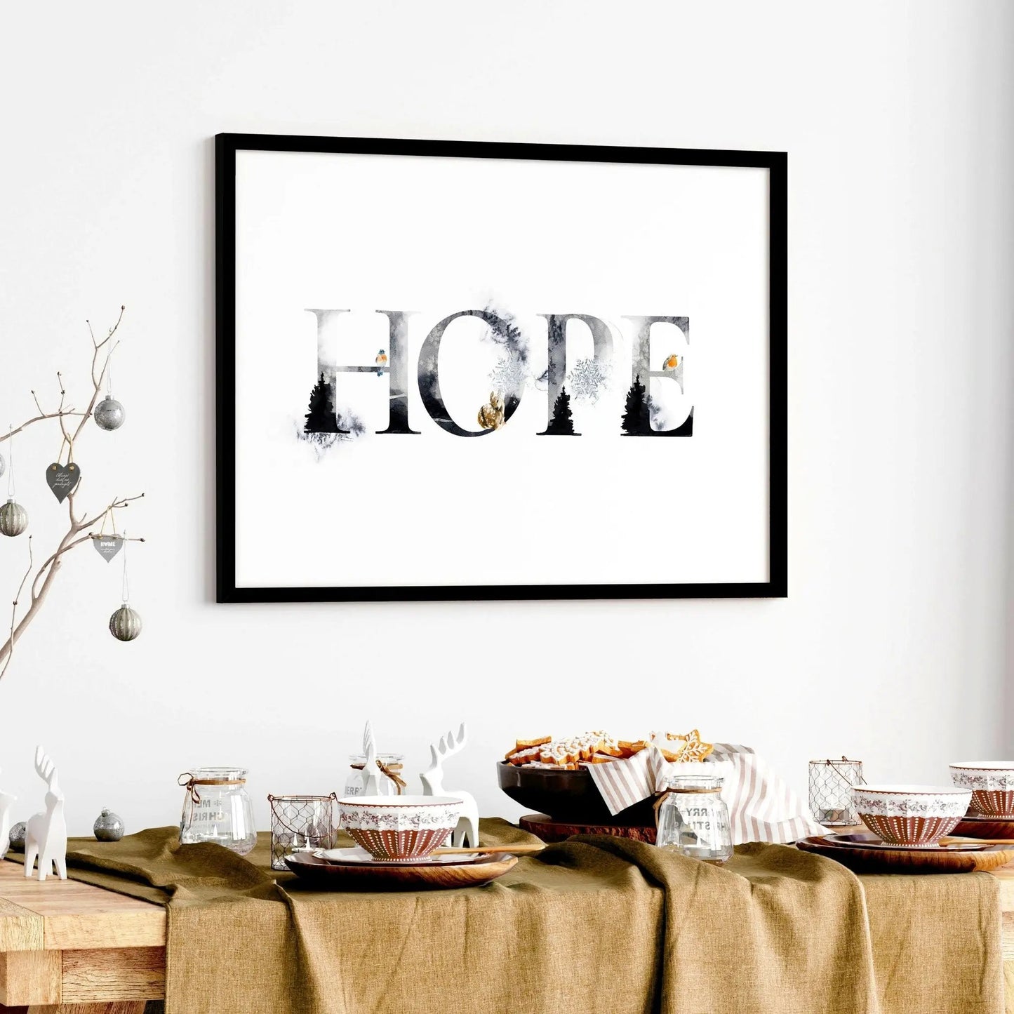 Xmas wall art print for Christmas decor About Wall Art