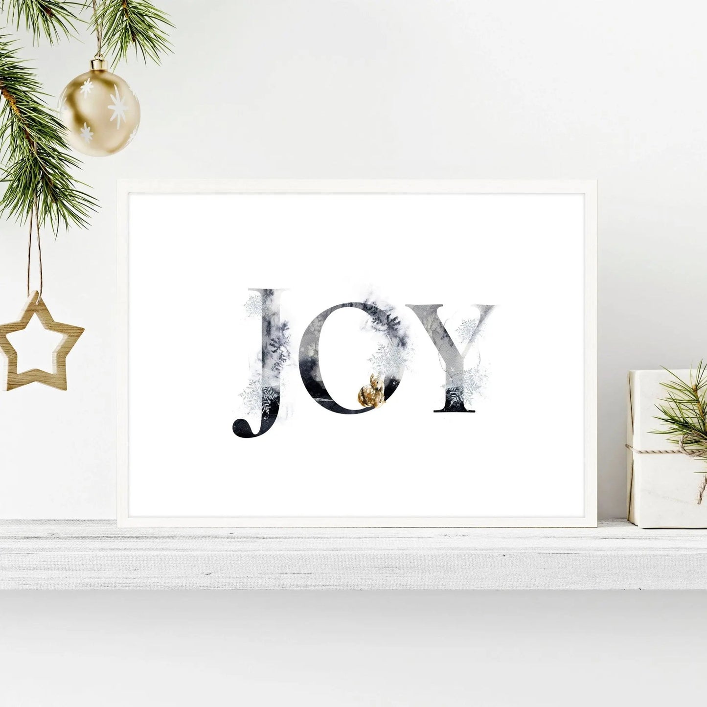 Xmas decor for door wall art print About Wall Art