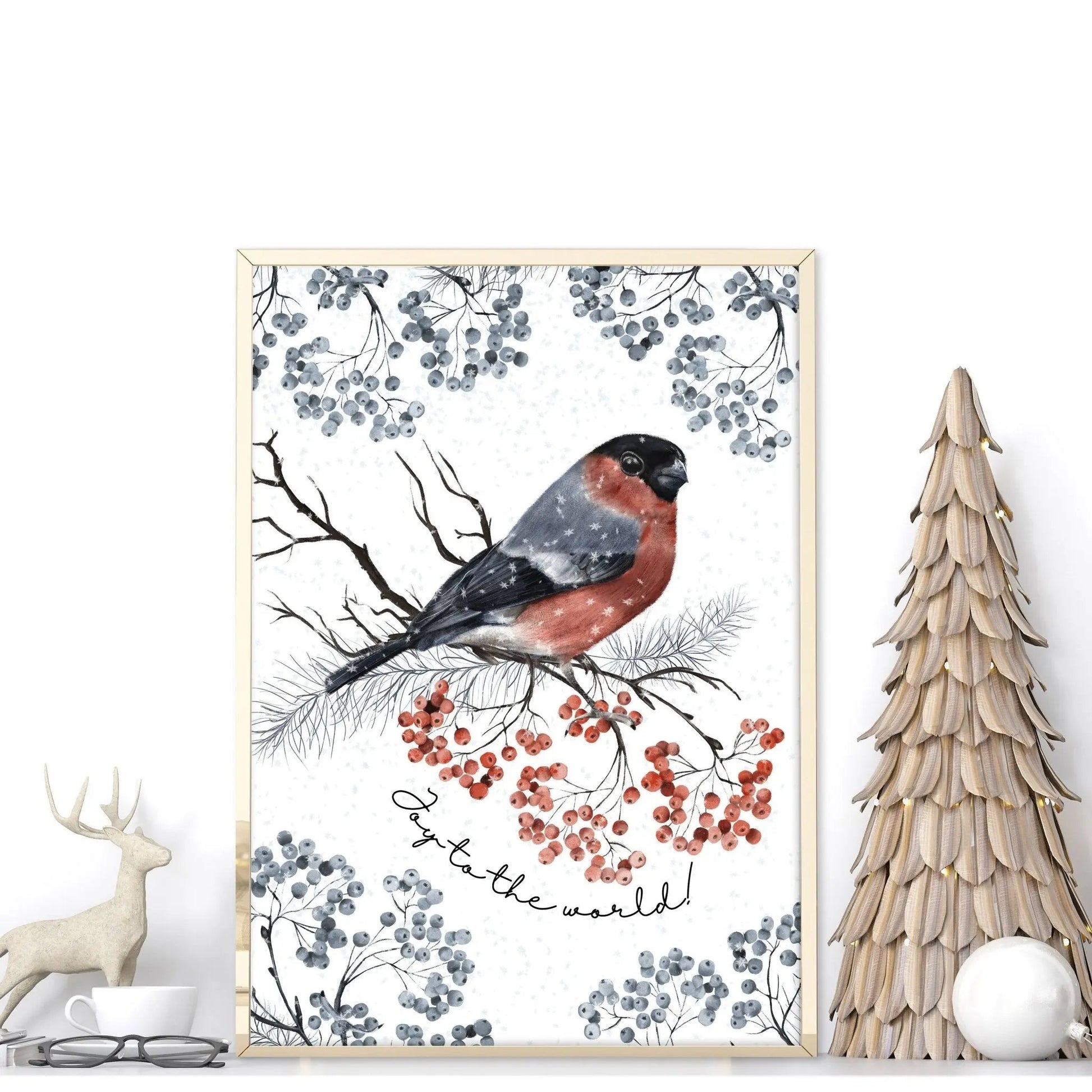 Christmas wall hangings art print About Wall Art