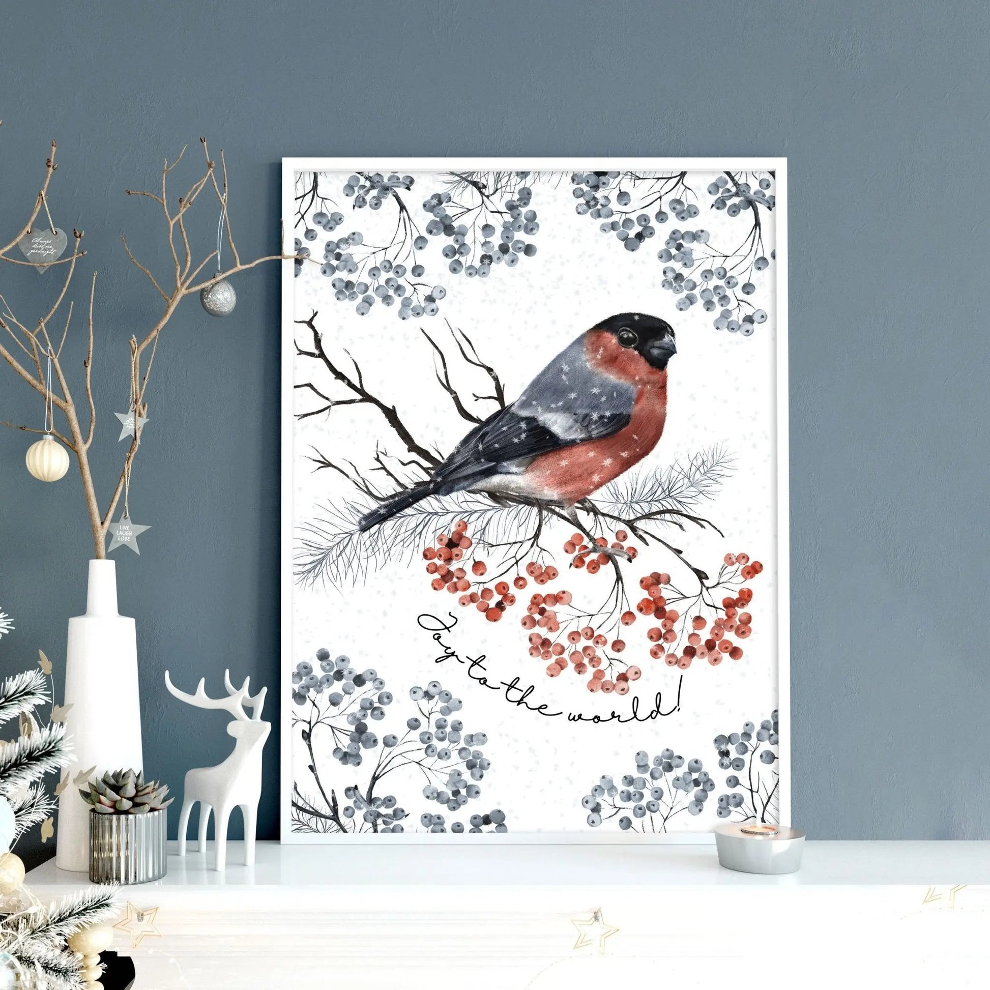 Christmas wall hangings art print About Wall Art
