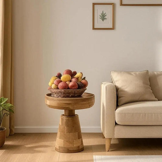 Merlin Mango Wood Bedside Table Verty Furniture