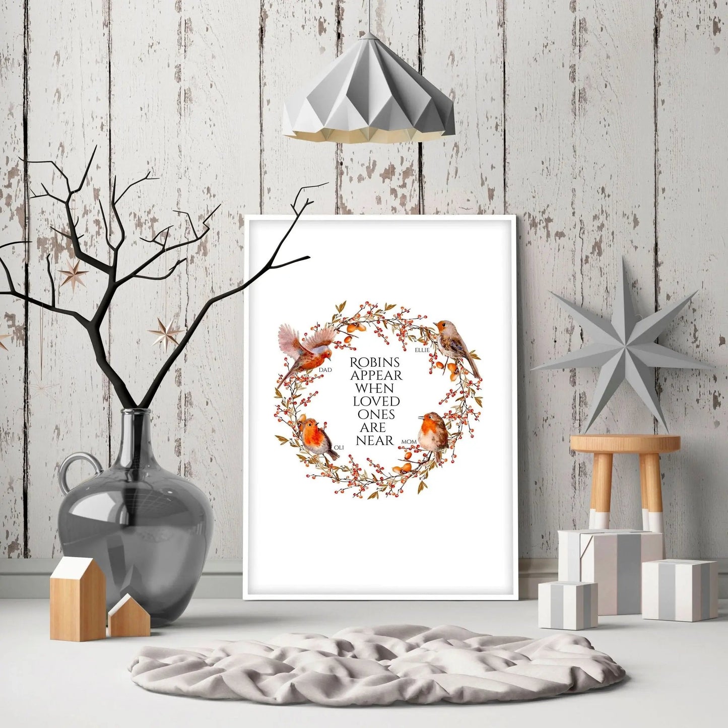 Personalized family tree for Christmas decor About Wall Art