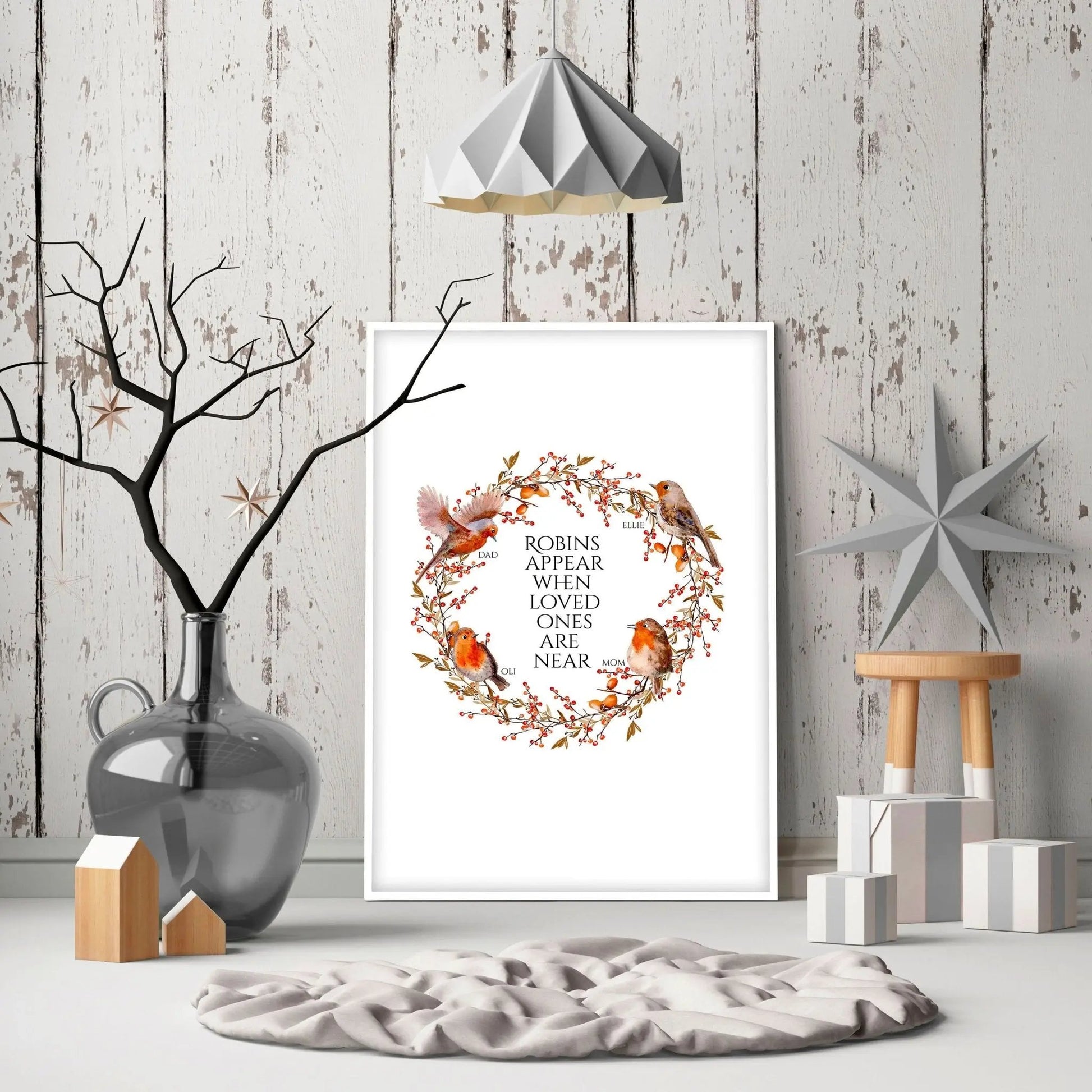 Personalized family tree for Christmas decor About Wall Art