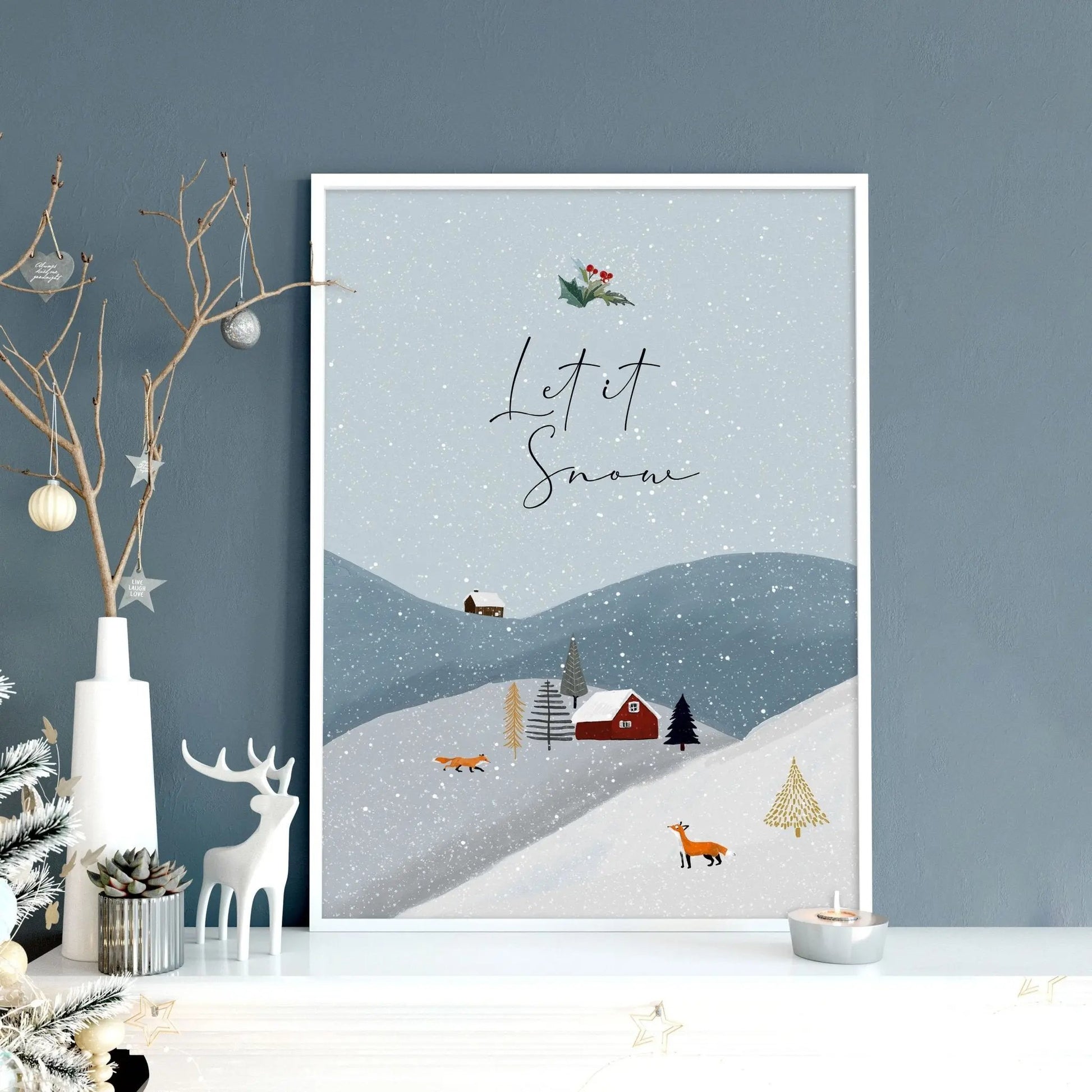 Christmas decor for wall | wall art print About Wall Art