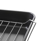 Set Of Three Roasting Trays With Wire Racks