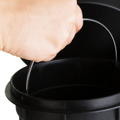 3Ltr Matte Black Pedal Bin
