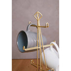 Vertex Contour Matte Gold Mug Tree