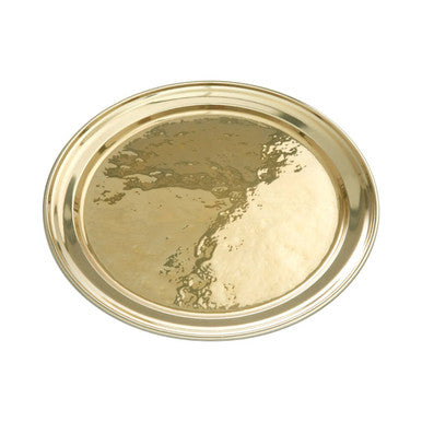 Miressa Large Serving Platein Brass Finish