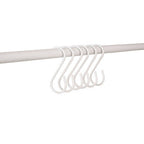Set Of Ten Sorello Matt White Hooks