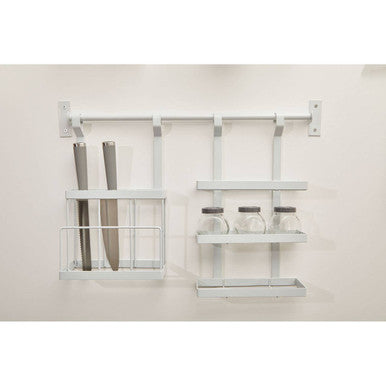 Sorello White Iron Hanging Knife Storage Rack