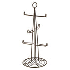 Vertex Black Nickel Finish 6 Cup Mug Tree