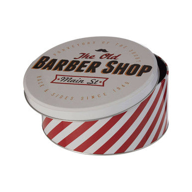 Paice Set Of 2 Barber Shop Storage Tins