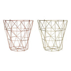 Vertex Copper Finish Storage Basket