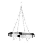 Valen Matt Chrome Oval Ceiling Rack