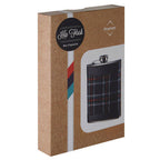 Blue Tartan Hip Flask