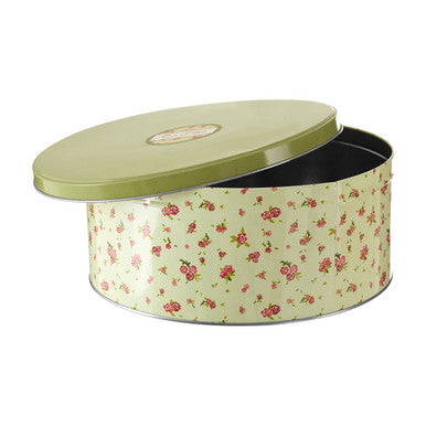 Rose Cottage Set Of Three Round Storage Tins