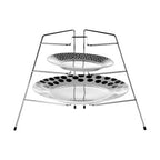 Jasper Chrome Corner Plate Rack