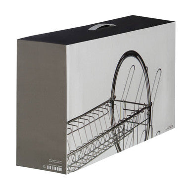 Laurie 2 Tier Dish Drainer With Black Plastic Tray
