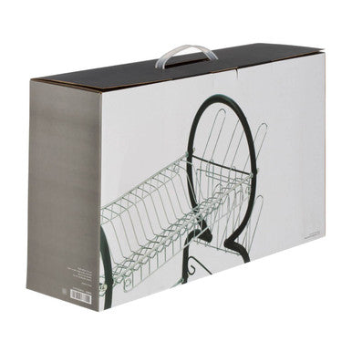 Laurie Black Enamel Coated Frame 2 Tier Dish Drainer