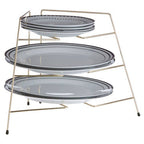 Rowan Gold Plated Corner Plate Rack