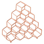 Vertex 10 Bottle Copper Plated Spice Rack