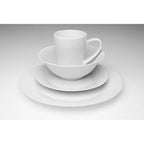 Elmira 16 Piece White Porcelain Dinner Set