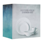 Elmira 16 Piece White Porcelain Dinner Set