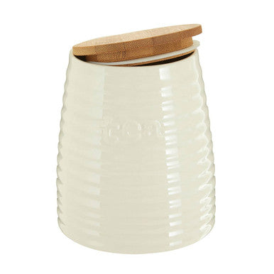Winnie Cream Dolomite Tea Canister