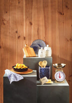 Charm White Dolomite Biscuit Canister