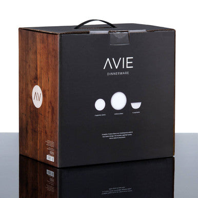Avie Saturn 12 Piece Blue Dinner Set Mob
