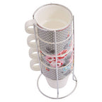 Set Of Four Stackable Pippa Mugs