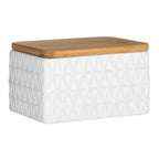 Geome Dolomite And White Tri Butter Dish